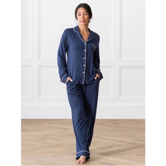 cozy earth Other - Cozy Earth Pajama Top & Pants Matching Two Piece Set in Navy XS
